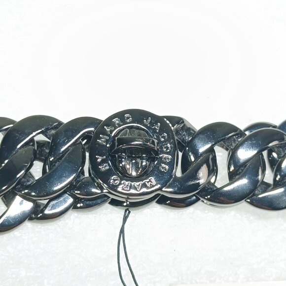 Marc by Marc Jacobs Black Chunky Chain Bracelet 7" 9.2g NWT - Picture 5 of 12